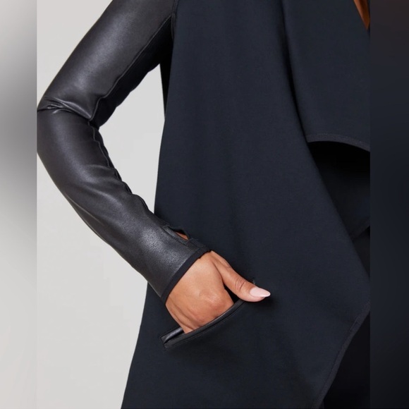 Spanx Black Drape Jacket XS - Picture 4 of 13